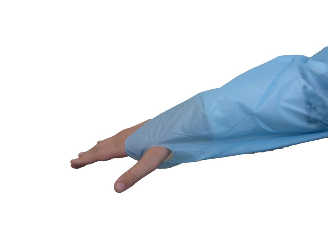 Disposable Blue lightweight Gown