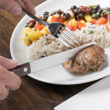 Load image into Gallery viewer, 5.25" Wavy Edge Round Tip Steak Knife Set Of 6