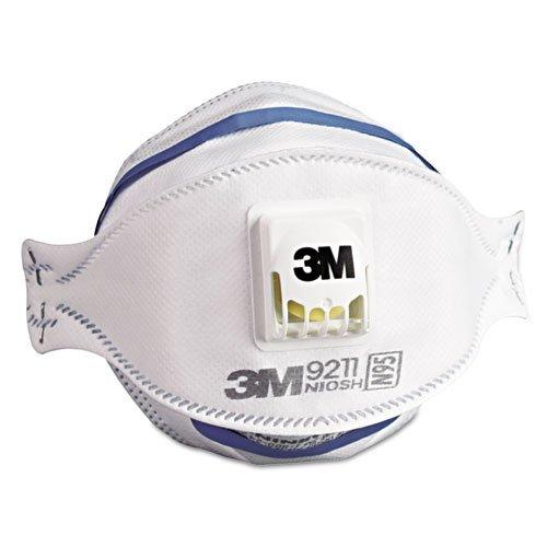 3M™ Standard N95 Disposable Particulate Respirator with Cool Flow™ Exhalation Valve and Adjustable Nose Clip