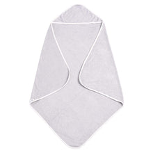 Load image into Gallery viewer, Kyte Baby - Hooded Bath Towel Storm with Cloud Trim Towel