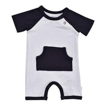 Load image into Gallery viewer, Kyte Baby - Shortalls Romper Storm / 0-3m All Clothing
