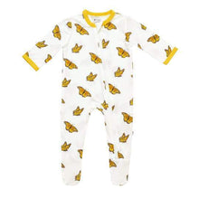 Load image into Gallery viewer, Kyte Baby - Zippered Footie - Printed Monarch / Newborn Unisex Clothing