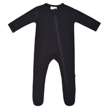 Load image into Gallery viewer, Kyte Baby - Zippered Footie - Solids Midnight / Newborn Unisex Clothing