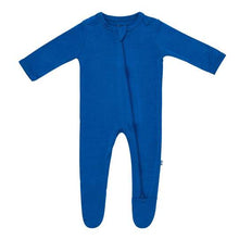 Load image into Gallery viewer, Kyte Baby - Zippered Footie - Solids Sapphire / Newborn Unisex Clothing
