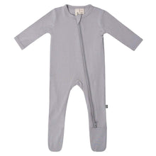 Load image into Gallery viewer, Kyte Baby - Zippered Footie - Solids Storm / Newborn Unisex Clothing