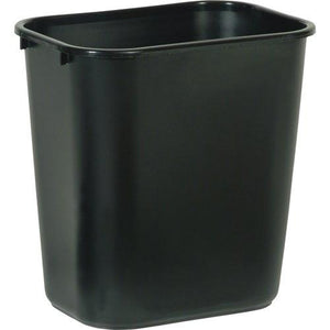 Rectangular Deskside Soft Wastebaskets 28qt - Black