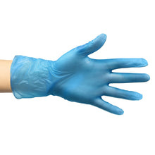 Load image into Gallery viewer, ProtecAll Vinyl Disposable Blue Gloves Lightly Powdered, 1000/Case
