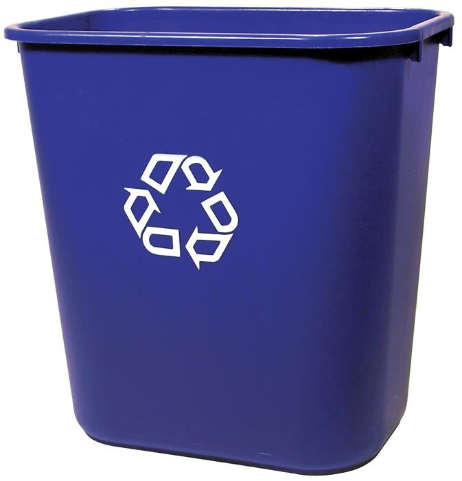 Deskside Recycling Container, Medium with Universal Recycle Symbol