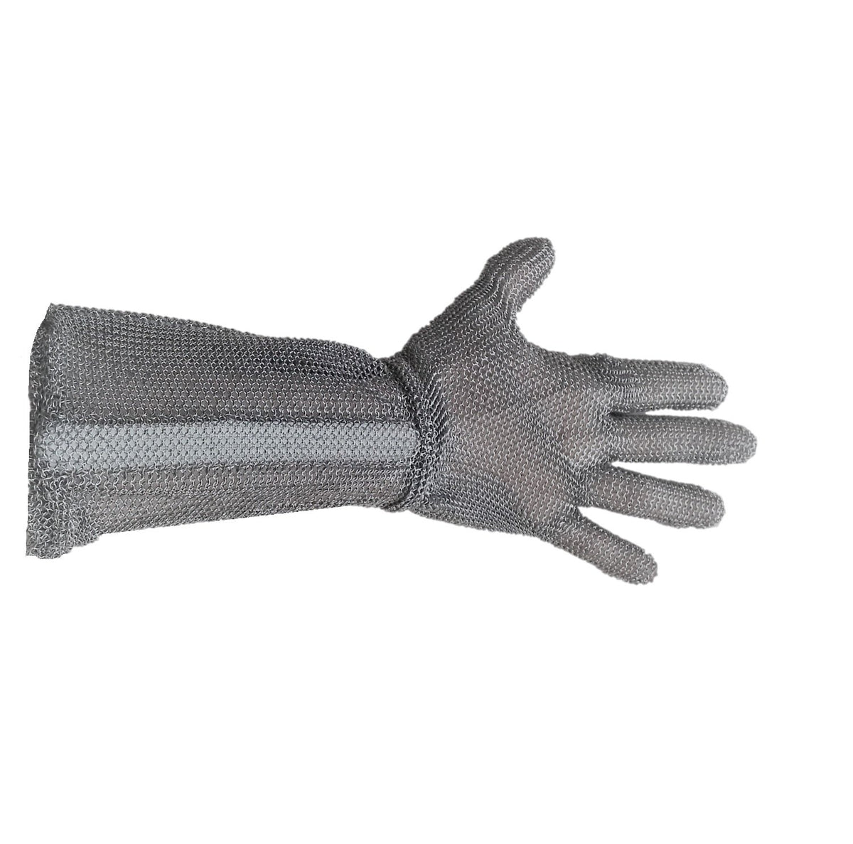 ProtecAll Safety Stainless Steel Mesh Cut Resistant Work Glove with Extended Arm Protection of 7.5" (per piece)