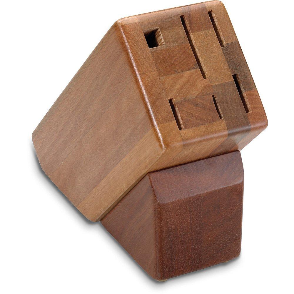6 Slot  Hardwood Knife Block
