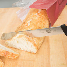 Load image into Gallery viewer, 8&quot; Wavy Edge Bread Knife Whith Fibrox Handle
