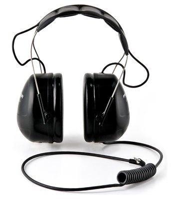 HT Series Standard Headband Earmuff - Listen Only Headsets Designed for Use with VHF/UHF Personal Stereos or Voice Page Systems