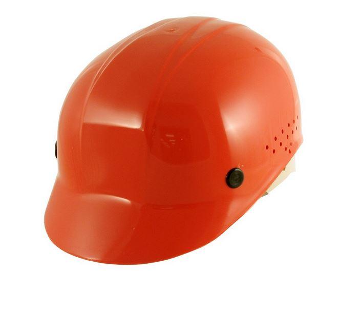 North Deluxe HDPE Orange Bump Cap With 4 Point Pinlock Suspension