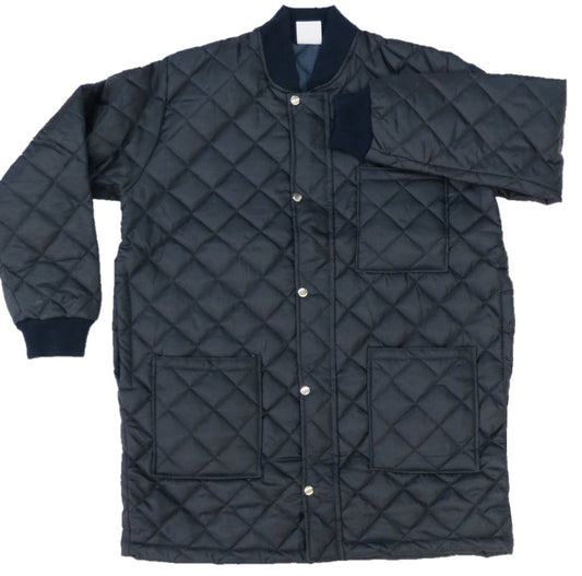 Polyester 3/4 Freezer Jacket with added Thermal Lining, Zipper and Snaps