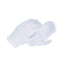 Load image into Gallery viewer, White Nylon Inspection Gloves Two Piece Sewn Tricot - Men&#39;s
