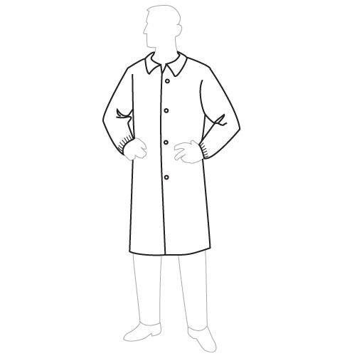 PolyGard Polypropylene Economic Lab Coats (30/Case)
