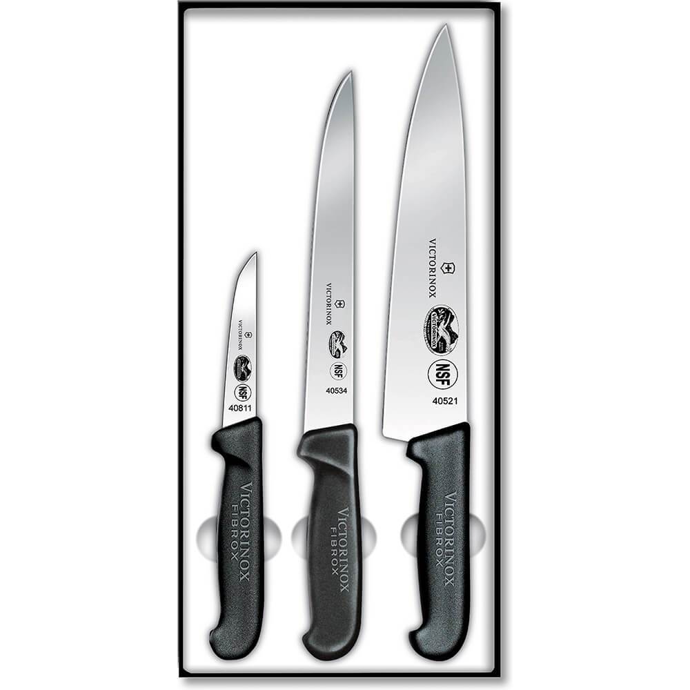 3 Piece Chef's Knife Set With Fibrox Handle