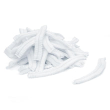 Load image into Gallery viewer, ProtecAll Polypropylene Pleated White Bouffant Caps 21&quot;, 100/bag, 10 Bags/Case (1000/Case)
