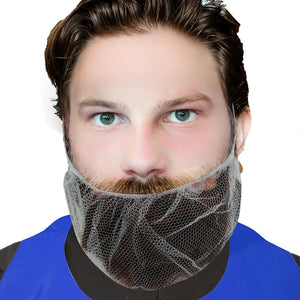 Honey Comb White Nylon Beard Covers
