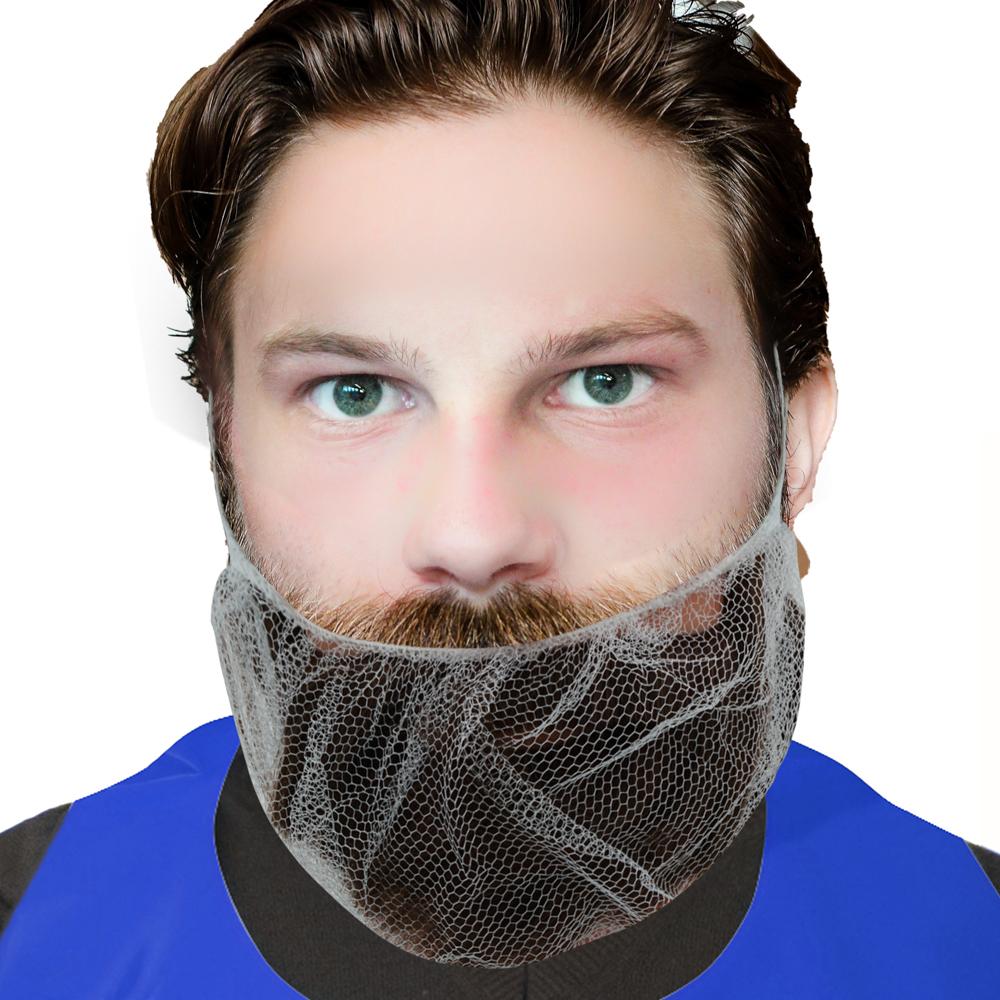 Honey Comb White Nylon Beard Covers