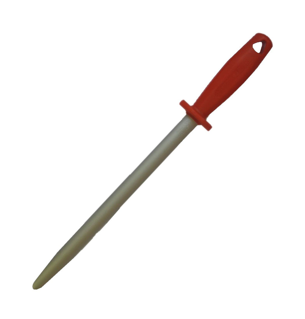 Fischer Knife Sharpener with Orange Handle, Round Extra Fine 12