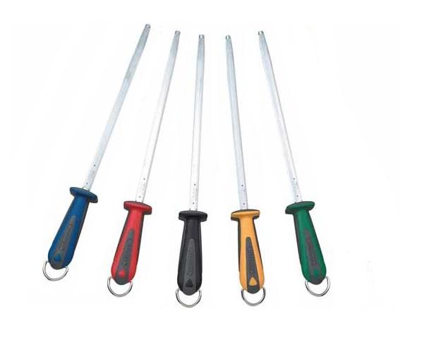 Fischer Knife Sharpener with Colored Handle and Fine Round 14" Blade