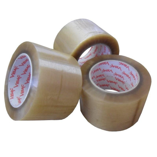 VIBAC Clear Polypropylene Tape 3" x 66m