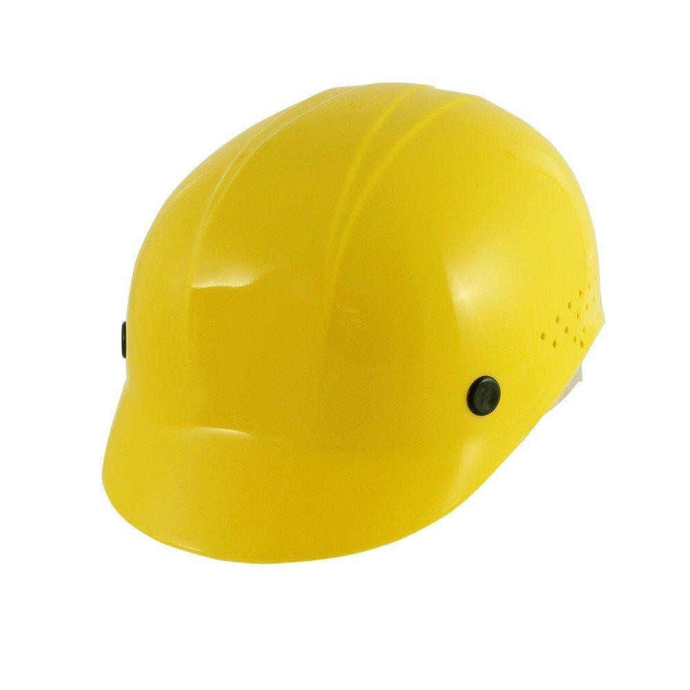 North Deluxe HDPE Yellow Bump Cap With 4 Point Pinlock Suspension