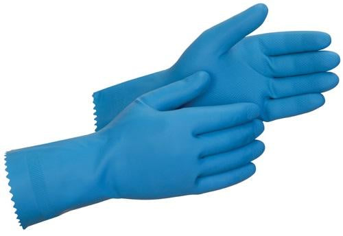 Durawear Flock lined Latex Dishwashing Gloves 18mil
