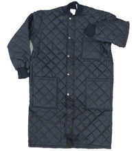 Load image into Gallery viewer, Polyester Long Freezer Jacket with added Thermal Liner, Zipper and Snaps
