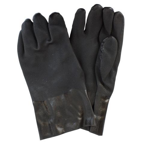 The Safety Zone Black PVC with Rough Finish with Jersey Lining & Extended Cuff