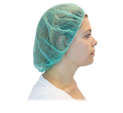 Green Bouffant Caps