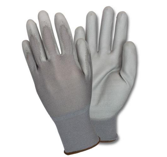 The Safety Zone Gray Coated Knit Gloves