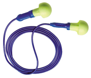Push-Ins Yellow Corded Earplug