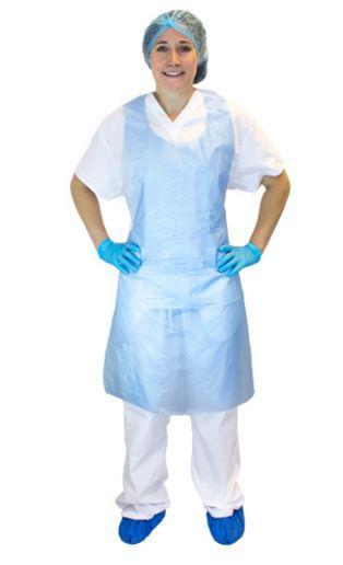 Blue Polyethylene Aprons