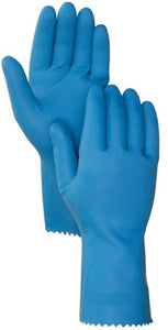 The Safety Zone Flock lined Latex Dishwashing Gloves 18mil
