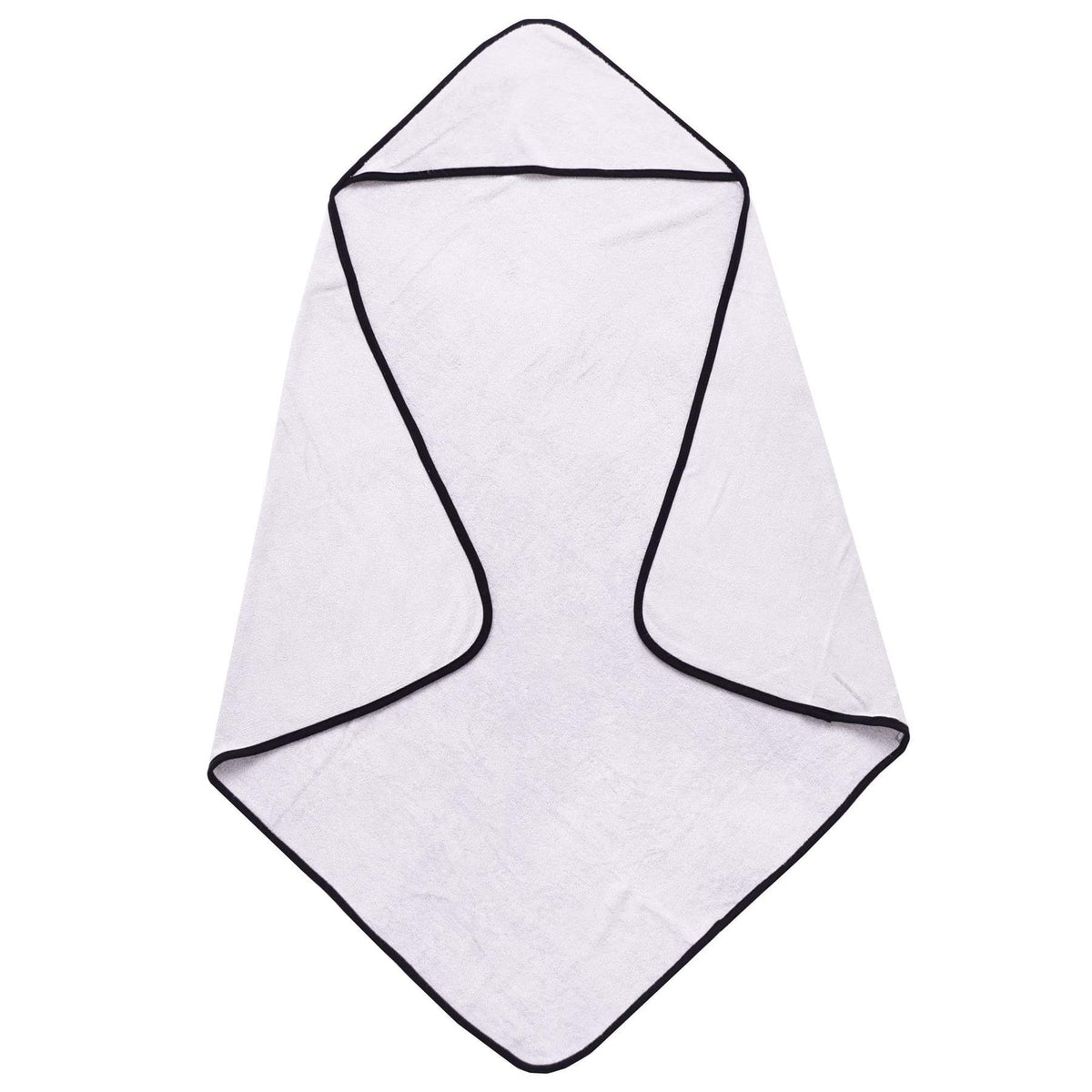 Kyte Baby - Hooded Bath Towel Storm with Midnight Trim Towel