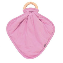Load image into Gallery viewer, Kyte Baby - Lovey with Removable Wooden Teething Ring Bubblegum Pacifiers &amp; Teething
