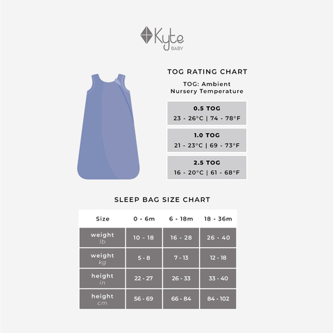 Kyte Baby - Printed Sleep Bag (1.0 Tog) Sleep Sacks & Swaddles