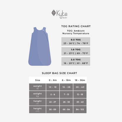 Kyte Baby - Printed Sleep Bag (1.0 Tog) Sleep Sacks & Swaddles