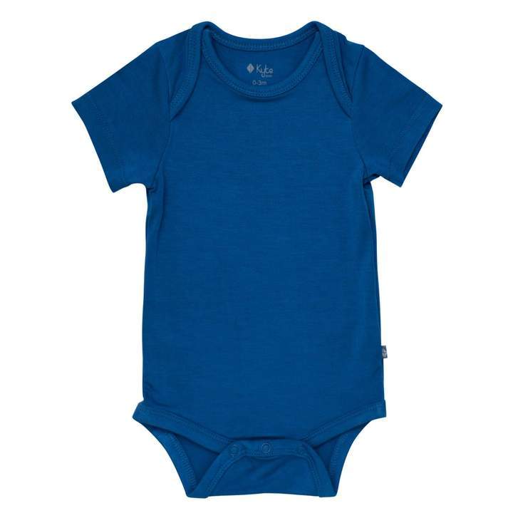 Kyte Baby - Short Sleeve Bodysuit Sapphire / Newborn All Clothing