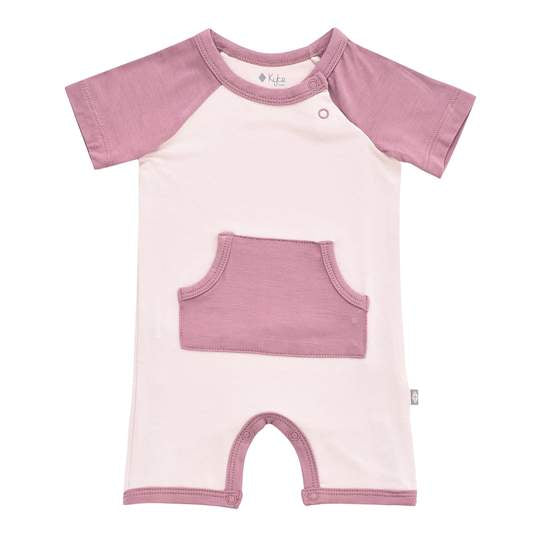 Kyte Baby - Shortalls Romper Blush / 0-3m All Clothing