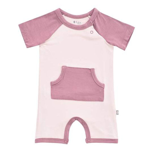 Kyte Baby - Shortalls Romper Blush / 0-3m All Clothing