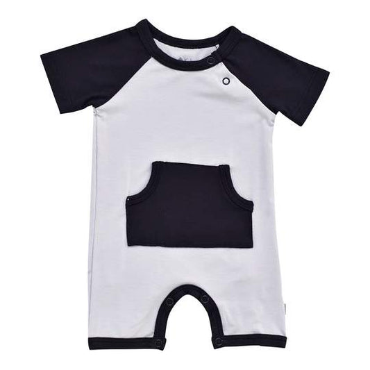 Kyte Baby - Shortalls Romper Storm / 0-3m All Clothing