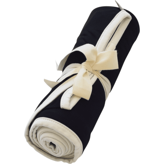 Kyte Baby - Swaddle Blanket (Infant) Midnight With Cloud Trim Sleep Sacks & Swaddles