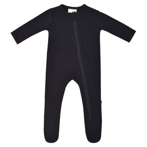 Kyte Baby - Zippered Footie - Solids Midnight / Newborn Unisex Clothing