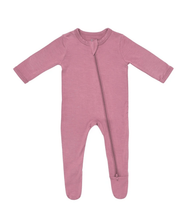 Load image into Gallery viewer, Kyte Baby - Zippered Footie - Solids Mulberry / 18-24 months Unisex Clothing
