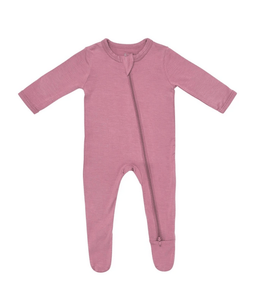 Kyte Baby - Zippered Footie - Solids Mulberry / 6-12 months Unisex Clothing
