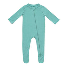 Load image into Gallery viewer, Kyte Baby - Zippered Footie - Solids Newborn / Jade Unisex Clothing
