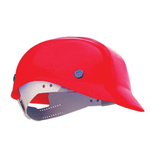 North Deluxe HDPE Red Bump Cap With 4 Point Pinlock Suspension